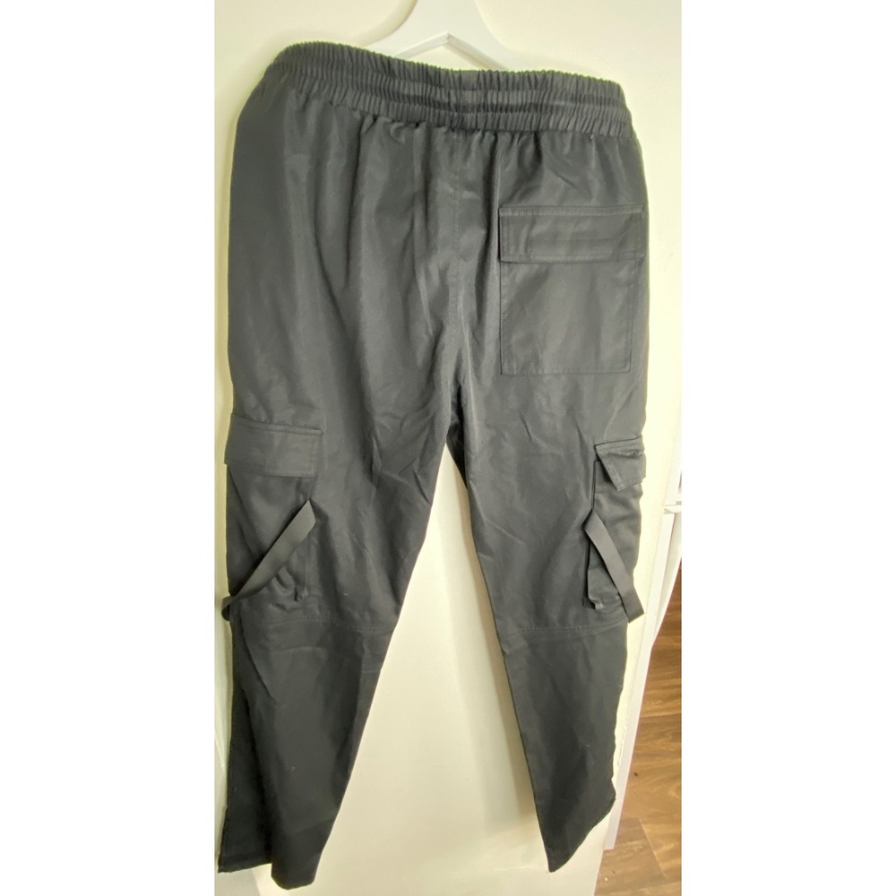 EPTM Black Cargo Pants Mens XL-36 Tactical Techwear Streetwear Style 9367 - Picture 2 of 11